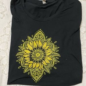 Sunflower Mandala Tee